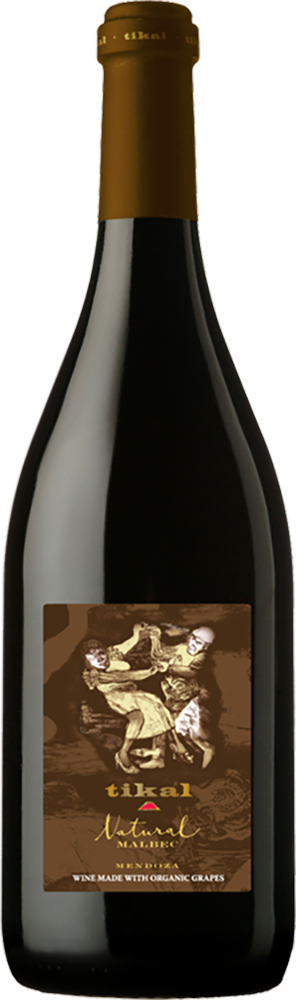 Tikal Natural Organic Red Blend 750ML, Certified Biodynamic Malbec And Syrah From Vista Flores