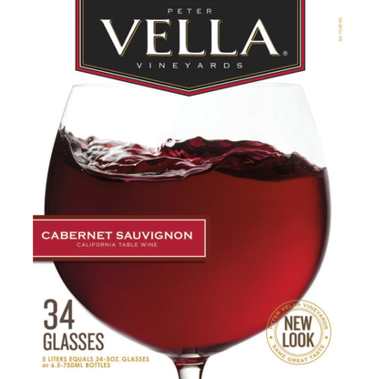 Peter Vella Cabernet Sauvignon 5L, The Bold California Red That Punches Above Its Price