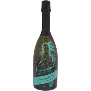 Bellissima Zero Sugar Sparkling Wine 750ML, 100% Organic Glera From Treviso With Zero Sugar