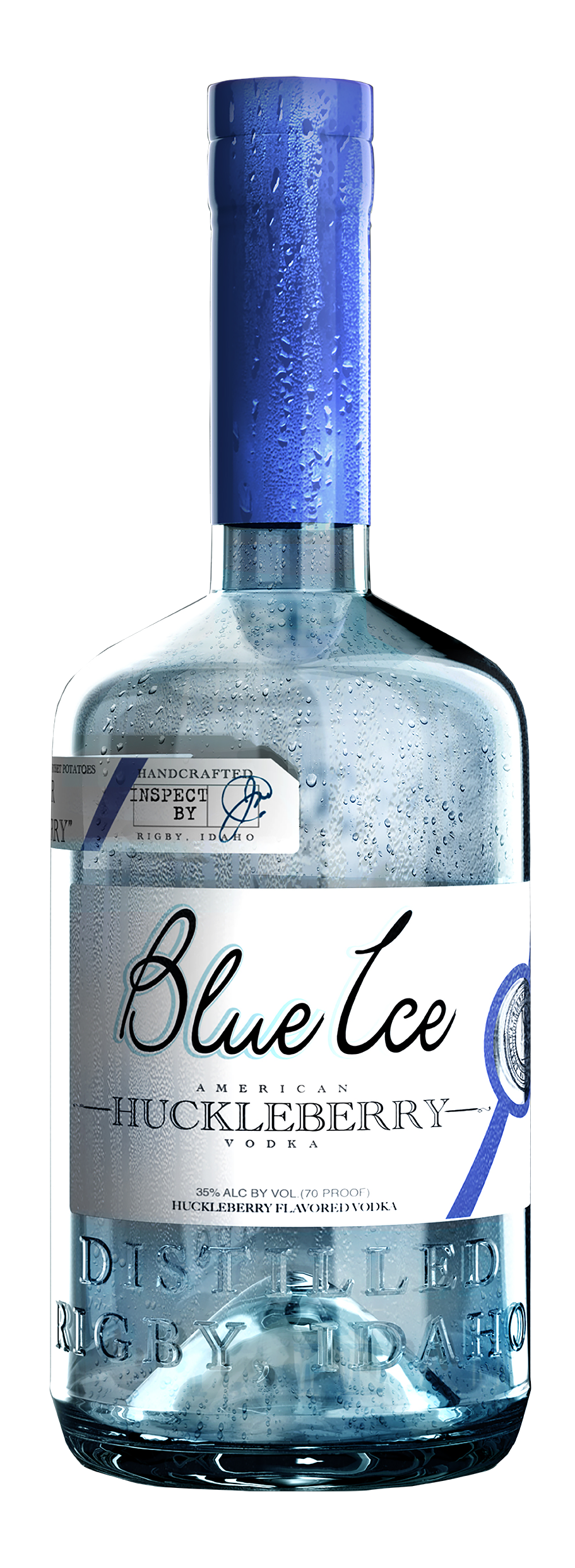 Blue Ice Vodka Huckleberry 70 750ML