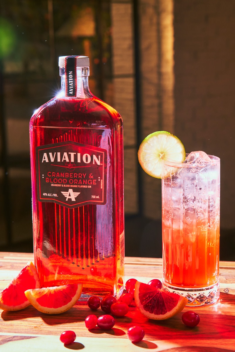 Aviation Gin Flavored Cranberry & Blood Orange 80 750ML