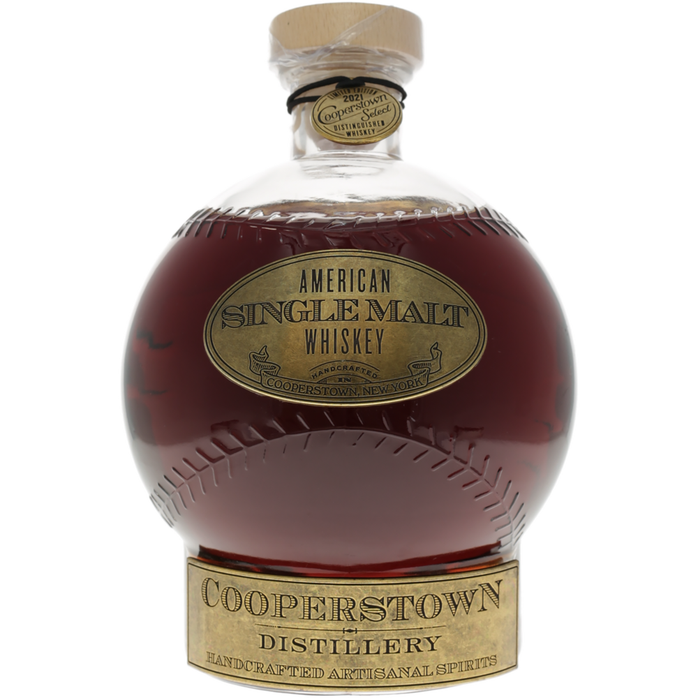 Cooperstown Select American Single Malt Limited Edition Baseball Decanter 750ML