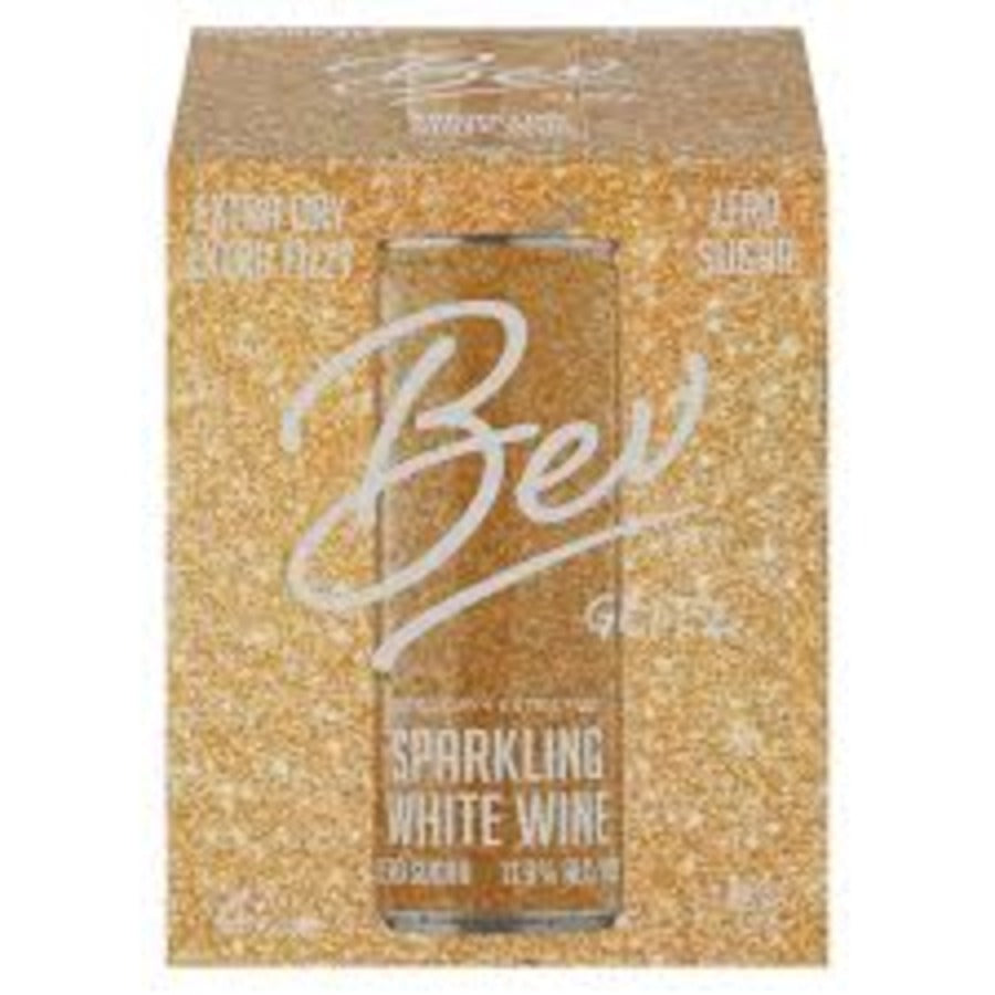 BEV GLITZ SPARKLING WHITE WINE 250ML CAN (24 Cans)