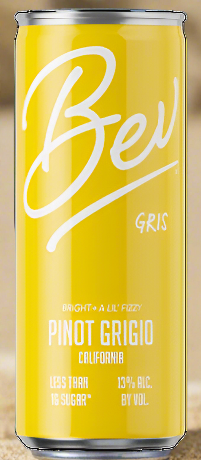BEV CALIFORNIA PINOT GRIGIO 250ML (24 Bottles)