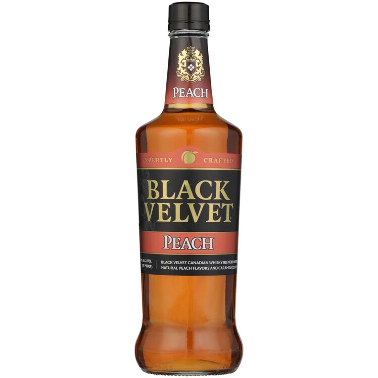 BLACK VELVET PEACH FLAVORED WHISKEY 70 750ML