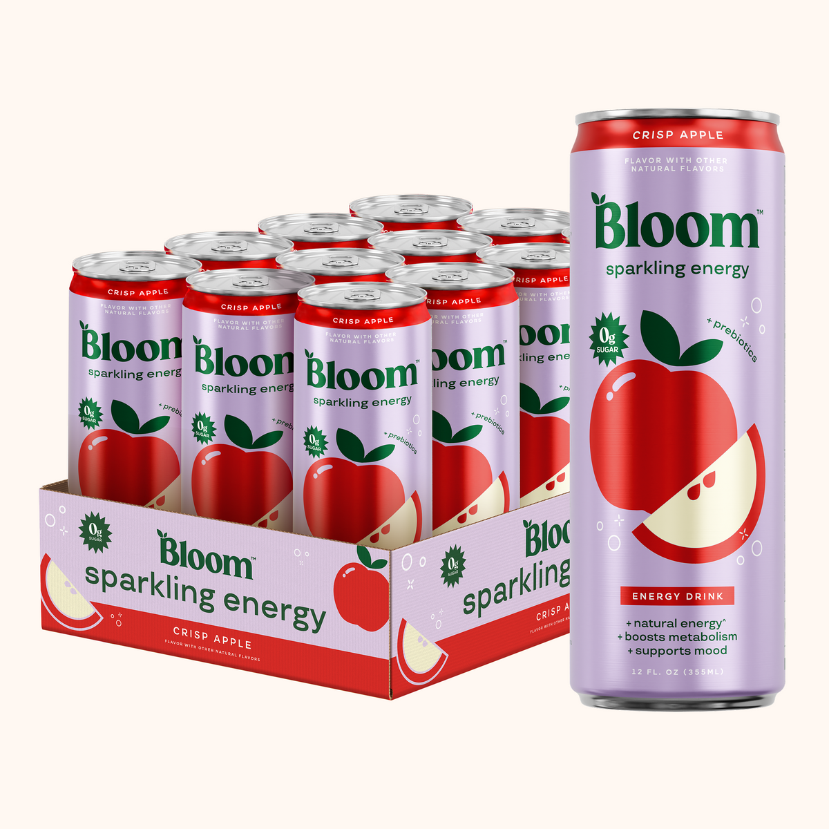 Bloom Sparkling Energy 12oz Can
