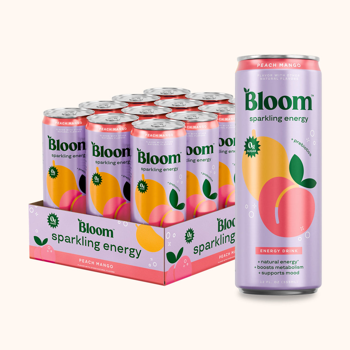 Bloom Sparkling Energy 12oz Can