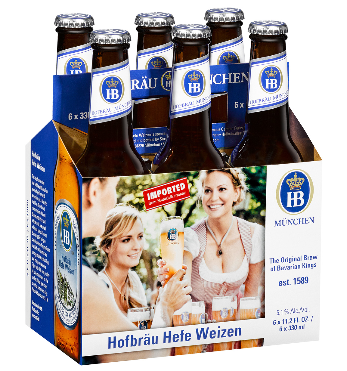 Hofbrau Hefeweizen Weizen 4/6PK 11.2Z