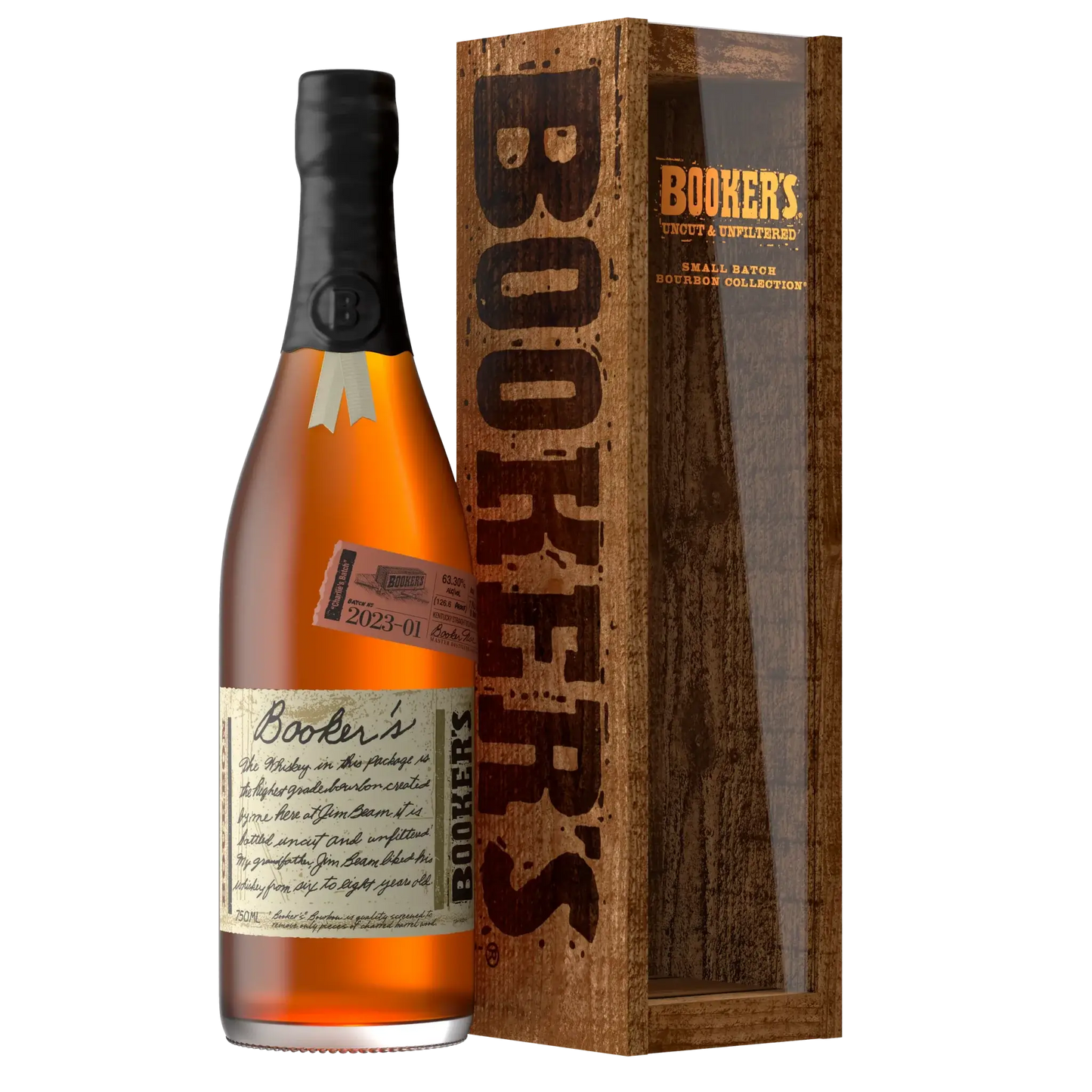 Booker's Bourbon Batch 2023-01 Charlie's Batch 750mL