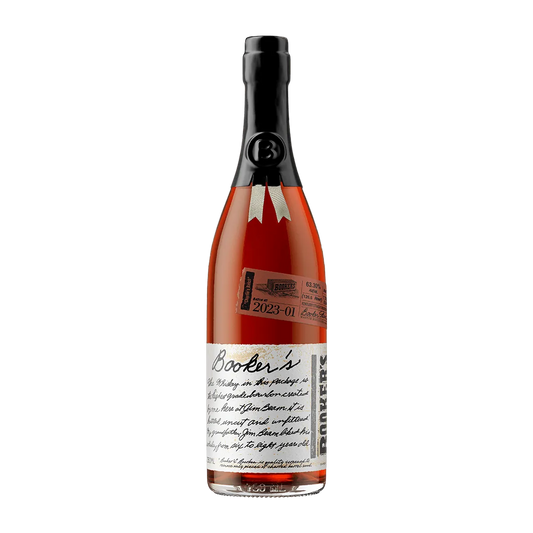 Booker's Bourbon Batch 2023-01 Charlie's Batch 750mL, Uncut and Unfiltered at 126.6 Proof
