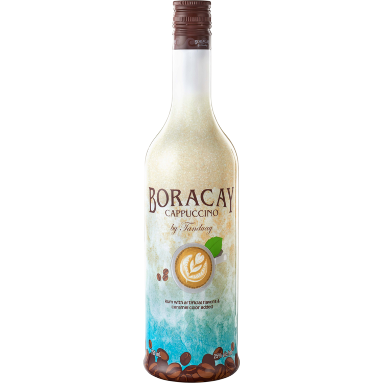 BORACAY CAPPUCCINO FLAVORED RUM 50 750ML