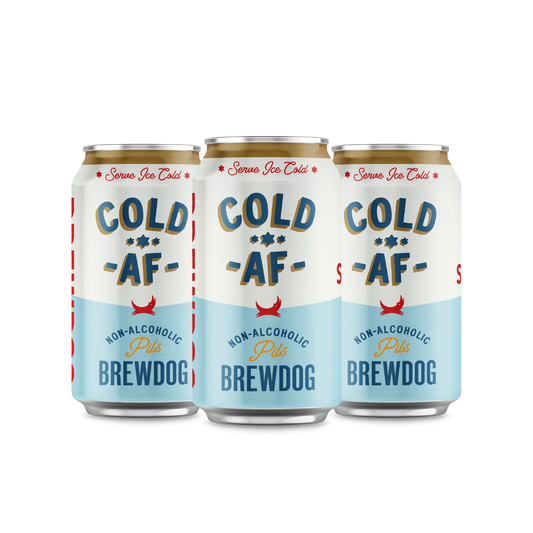 BrewDog Cold AF Non-Alcoholic Pils 12 oz Can (24 Pack)