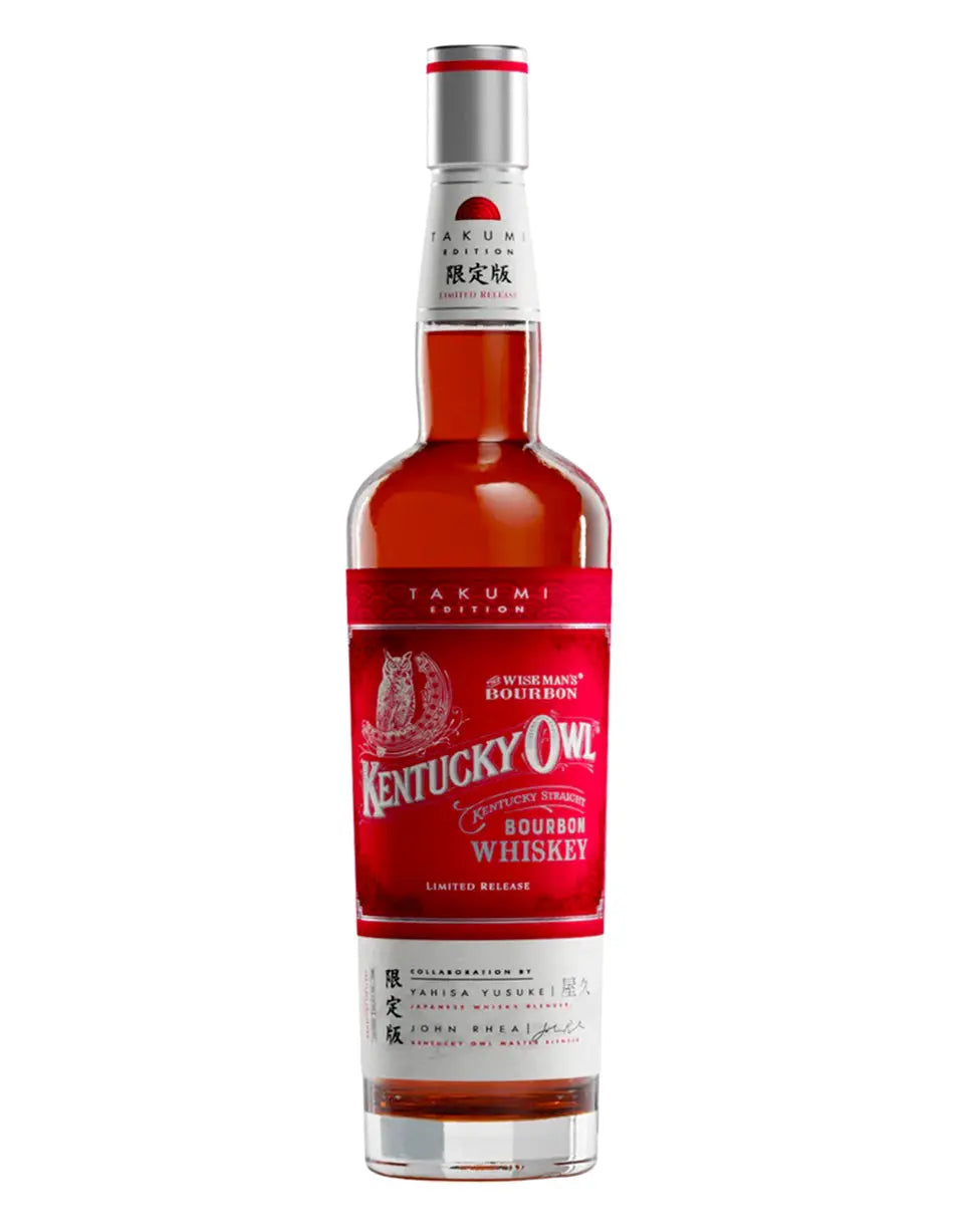 Kentucky Owl Takumi Edition Kentucky Straight Bourbon Whiskey 750 ML, A Japanese and Kentucky Blending Collaboration