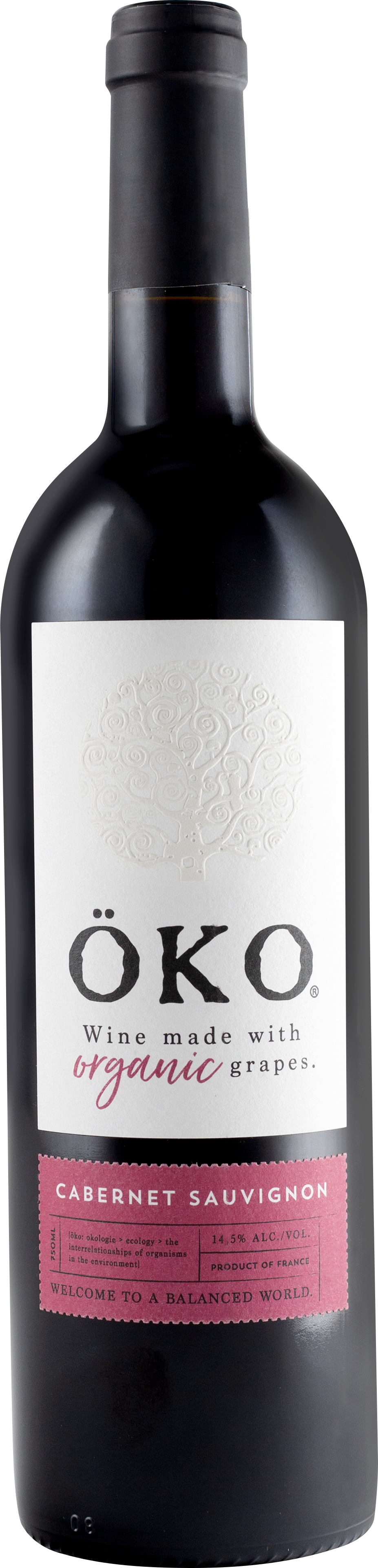 OKO Organic Cabernet Sauvignon 750ML, Certified Organic Argentine Cab With Nothing Extra In The Bottle