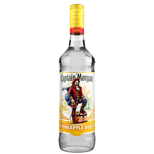 CAPTAIN MORGAN PINEAPPLE FLAVORED RUM CARIBBEAN 70 750ML