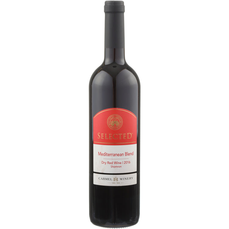 CARMEL WINERY RED WINE MEDITERRANEAN BLEND SELECTED SHOMRON 750ML
