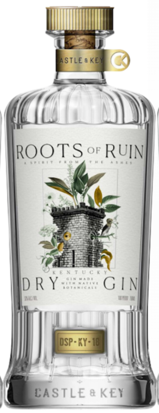 Castle and Key Roots of Ruin Gin 106 Proof 750ML