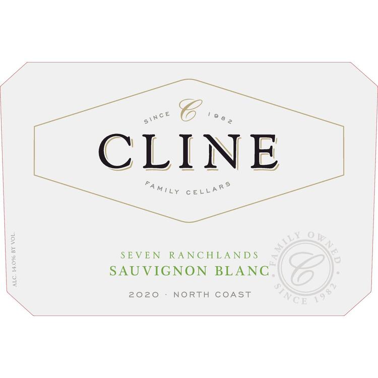 CLINE SAUVIGNON BLANC SEVEN RANCHLANDS NORTH COAST 2021 750ML