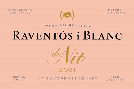 Raventos i Blanc Conca del Riu Anoia Brut Rose 'de Nit' 2024 750ML