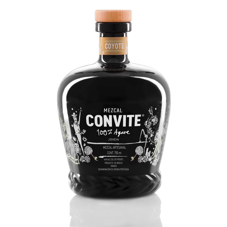 CONVITE MEZCAL ARTESANAL JOVEN COYOTE EDICION ESPECIAL 92 750ML