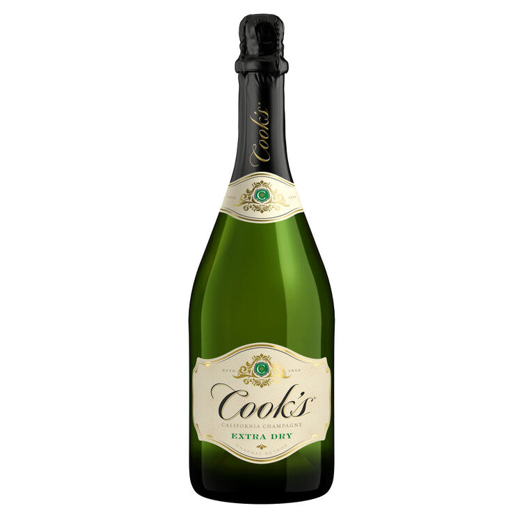 COOK'S EXTRA DRY CHAMPAGNE CALIFORNIA 750ML
