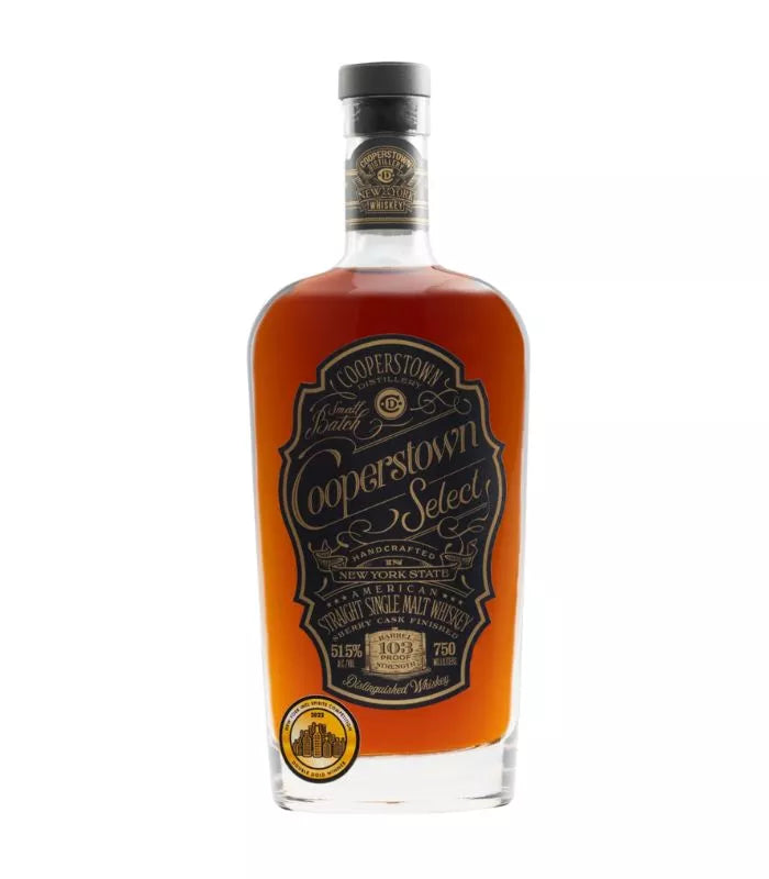 Cooperstown Select Straight American Single Malt Whiskey 750ML