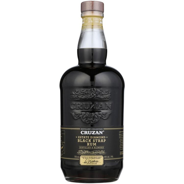 Stra Rum CRUZAN DARK RUM BLACK STRAP ESTATE DIAMOND 80 750ML – The Booze Outlet