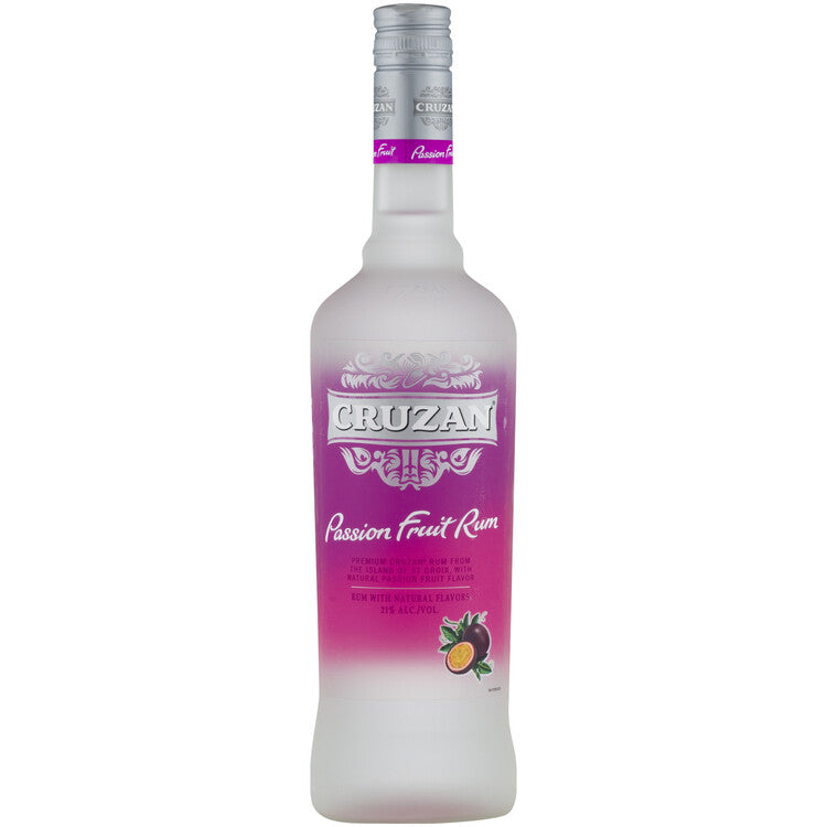 CRUZAN PASSION FRUIT FLAVORED RUM 42 750ML