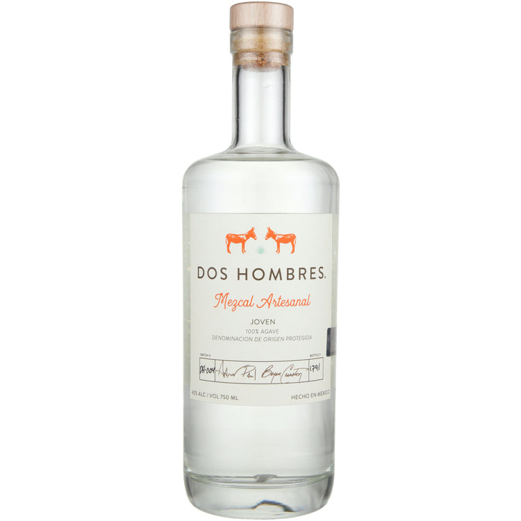 Dos Hombres Mezcal Artesanal Joven Espadin 84 750ML
