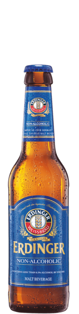 Erdinger Hefeweizen Non-Alcoholic 16.9 oz Can (24 Pack)