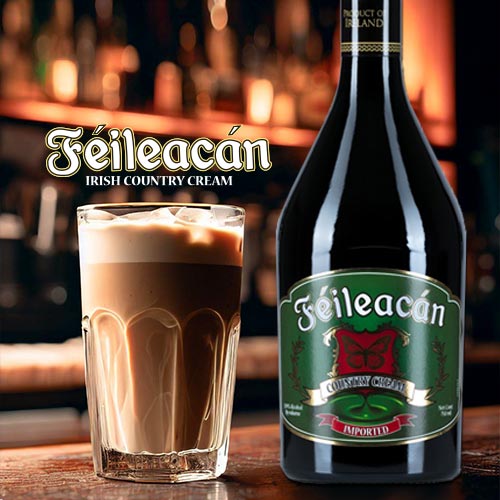 Feileacan Irish Cream Case (13.9% 750ml Glass)