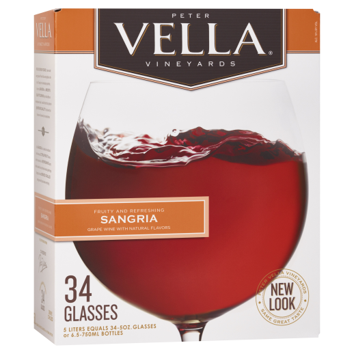 Peter Vella Sangria 5L, The Fruity, Festive Red That Makes Every Gathering Better