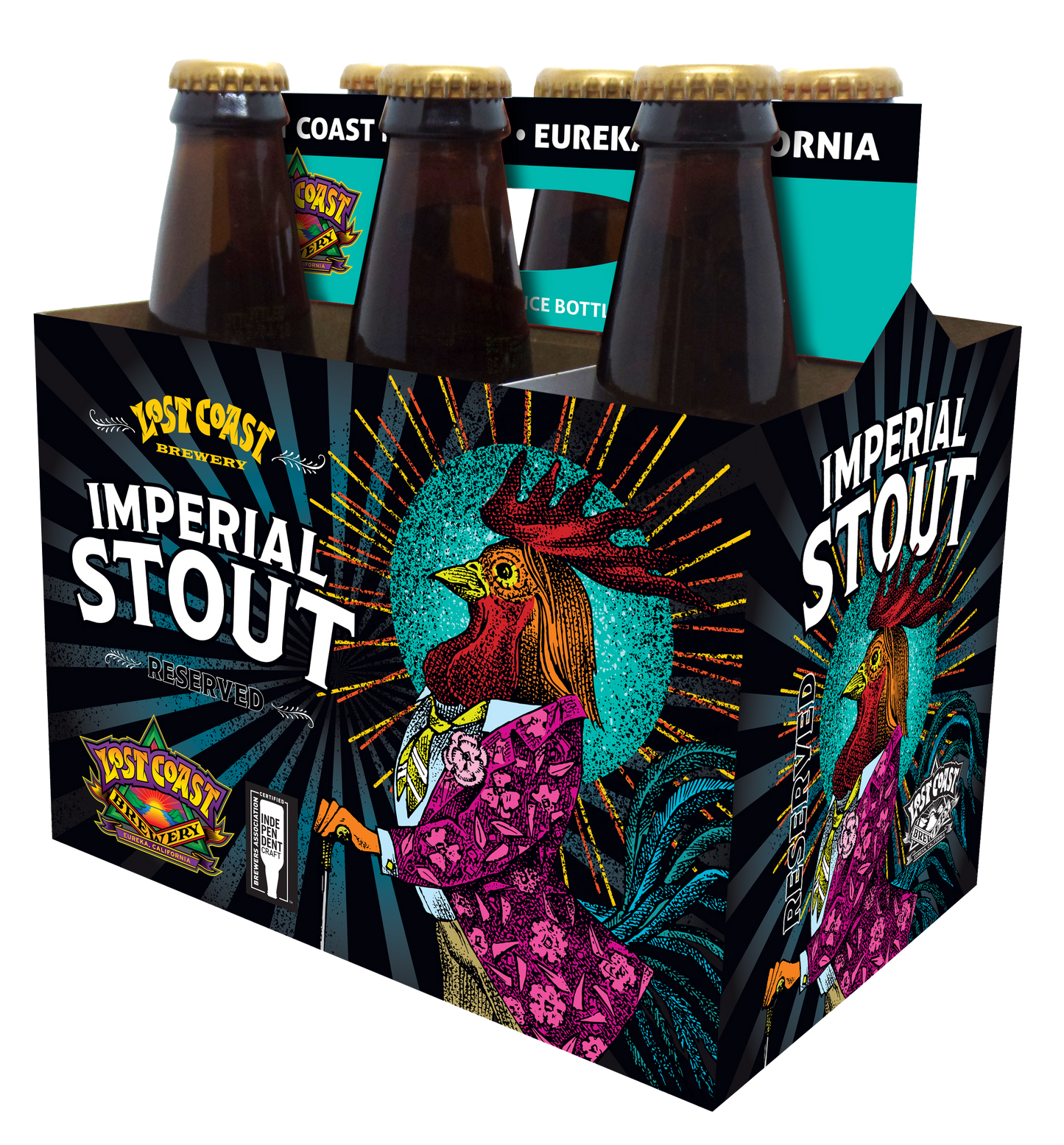 Lost Coast Imperial Stout 4/6PK 12Z