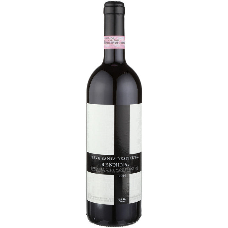 GAJA BRUNELLO DI MONTALCINO RENNINA PIEVE SANTA RESTITUTA 2004 750ML
