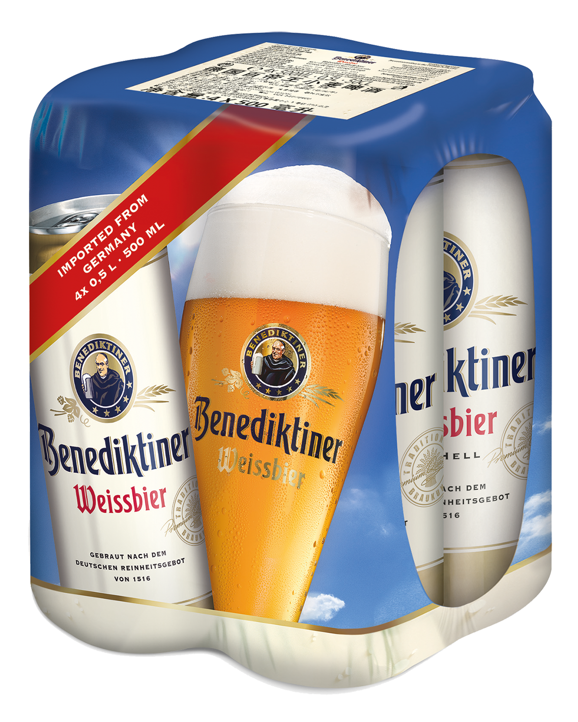 Benediktiner Weissbier Can 6/4PK 16.9Z