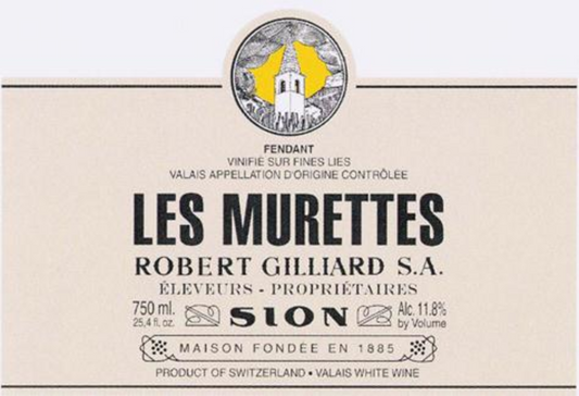 GILLIARD FENDANT LES MURETTES CHASSELAS 2022 750 mL