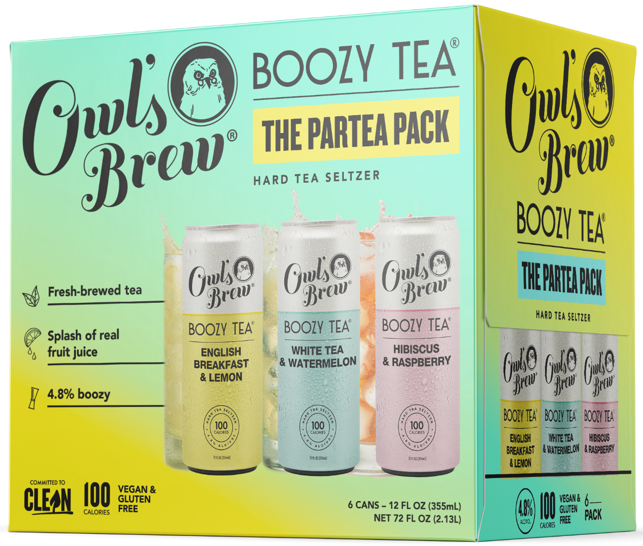 Owls Brew Bzy Partea Pack Can 4/6PK 12Z