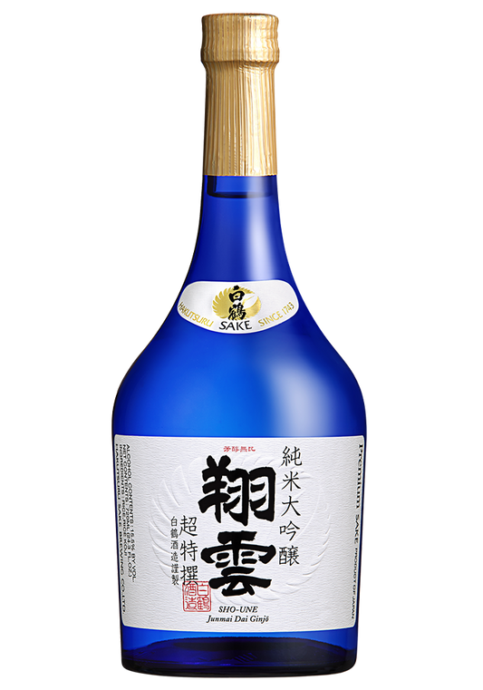 HAKUTSURU SHO-UNE JUNMAI DAI GINJO (SOARING CLOUD) SAKE 720 mL