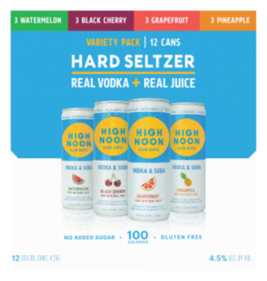 High Noon Hard Seltzer Variety Pack - Variety Pack