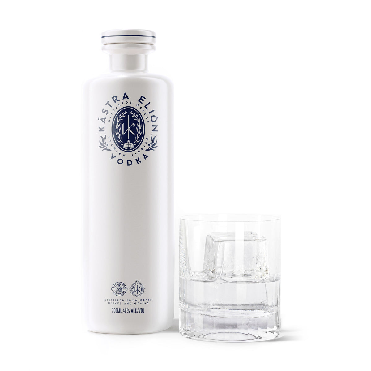 Kastra Elion Greek Olive Vodka Gift Pack 750ML