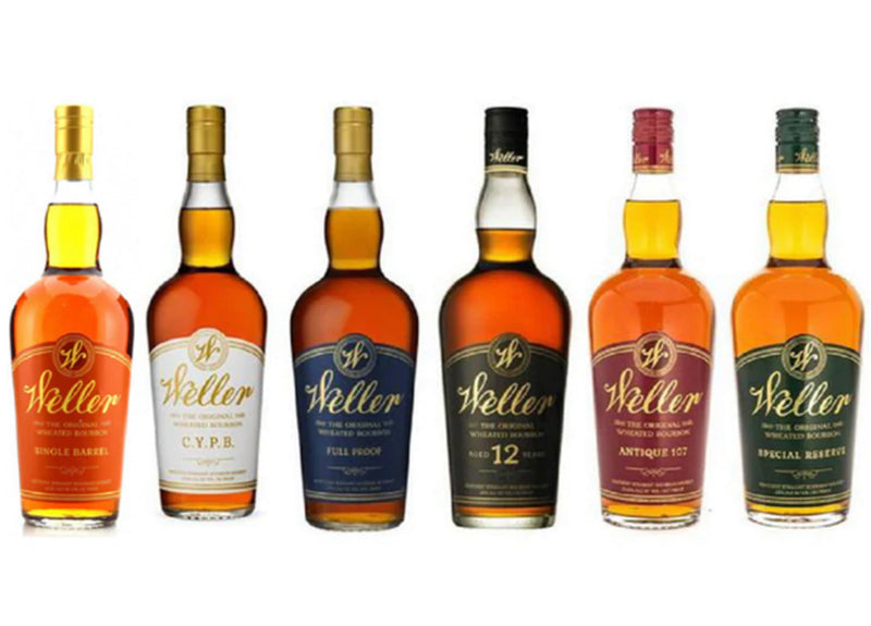 W.L Weller 6 bottle collection