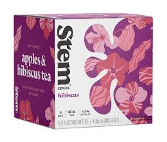 Stem Hibiscus Session cider, 24-pack 12 oz cans