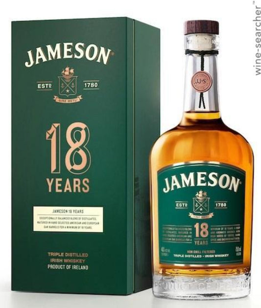 Jameson Blended Irish Whiskey 18 Yr 92 750ML