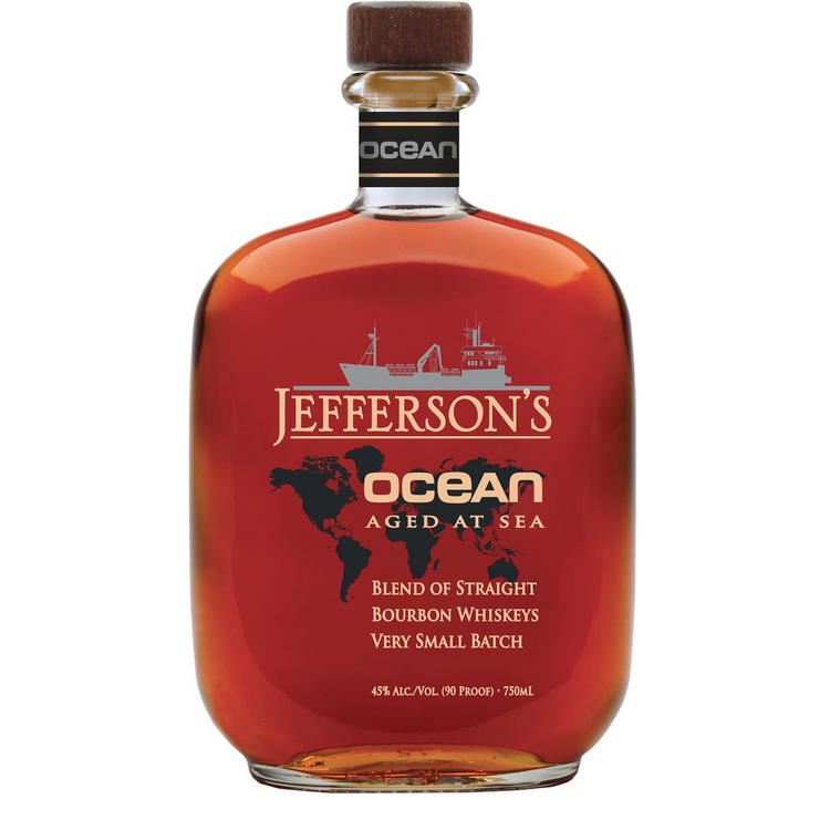 JEFFERSON'S STRAIGHT BOURBON OCEAN AGED AT SEA VOYAGE NO. 19 WHEATED MASH BILL 90 750ML