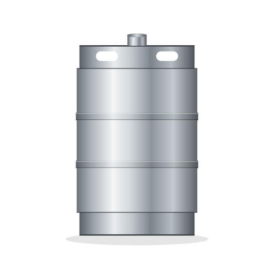 Stainless steel beer keg