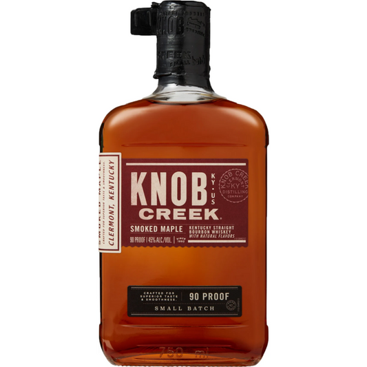 KNOB CREEK MAPLE FLAVORED STRAIGHT BOURBON SMOKED MAPLE 90 750ML