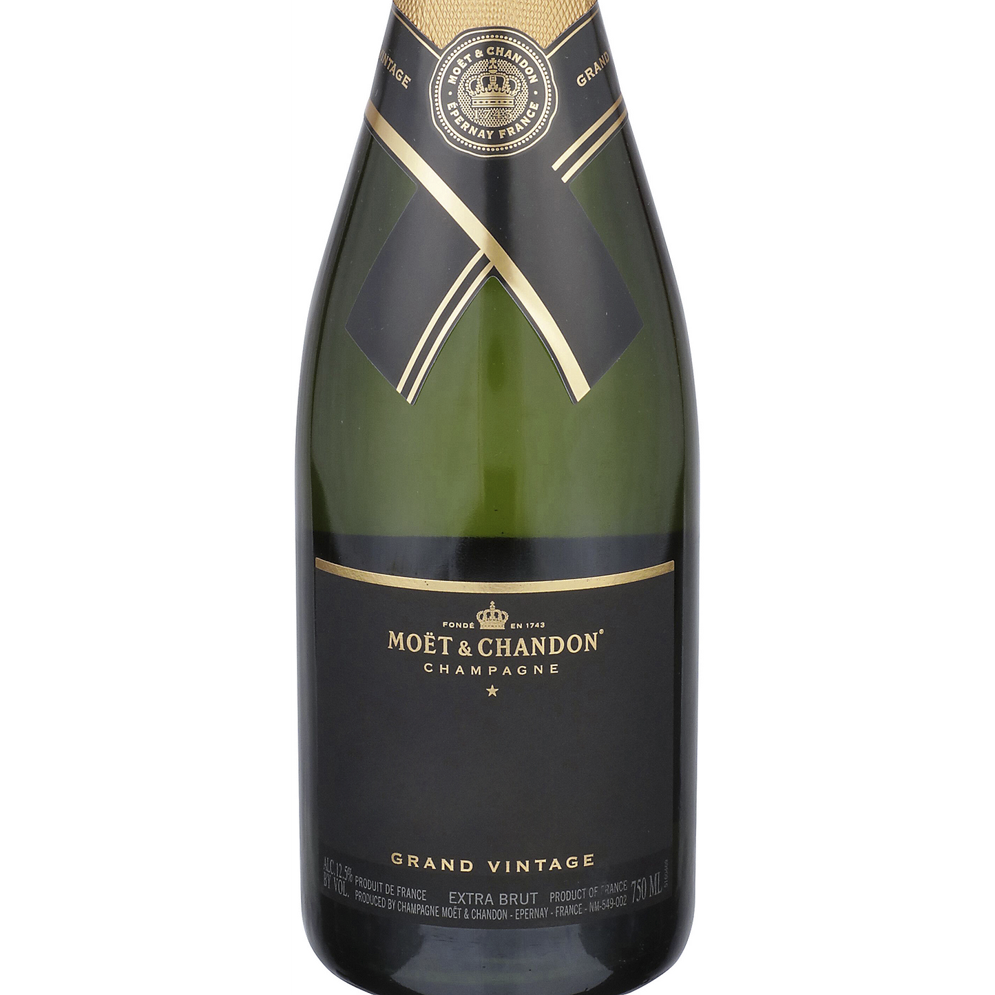 MOET & CHANDON CHAMPAGNE EXTRA BRUT GRAND VINTAGE 2015 W/ GIFT BOX 750ML