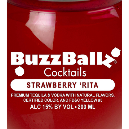 Buzzballz Strawberry Margarita 30 200ML  (3 Units/Pack)