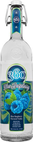 360 Blue Raspberry Vodka 1L