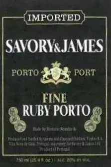 Savory & James Fine Ruby Porto 750ML